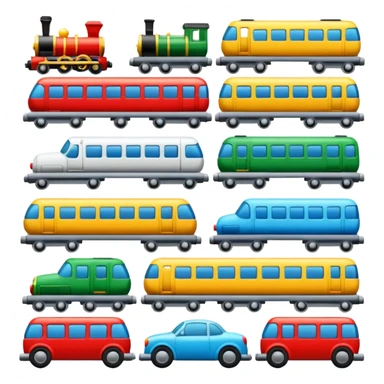  toy cars and trains sticker