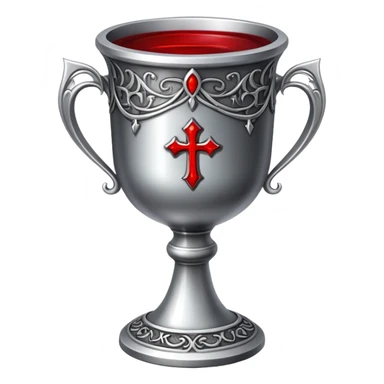 gothic chalice with blood red dark sticker