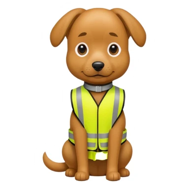 dog, Waste Management, safety vest sticker