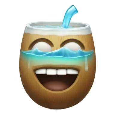 agua de coco sticker