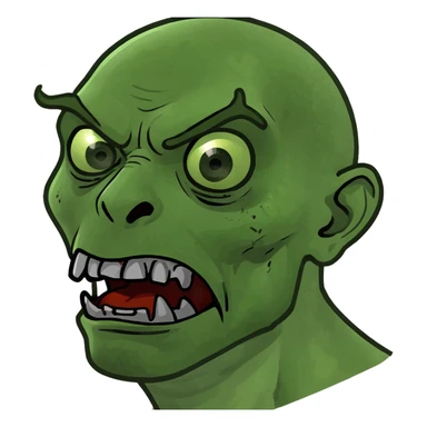 zombie head crosshair sticker