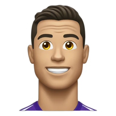 Cristiano ronaldo head applause sticker