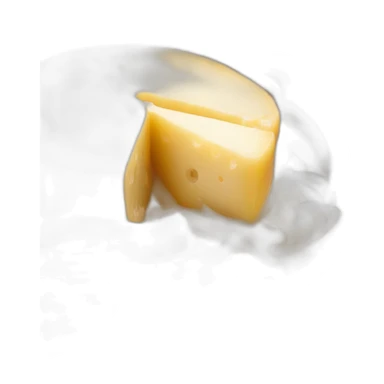 Sour milk cheese in vinegar topped with sliced onions sticker