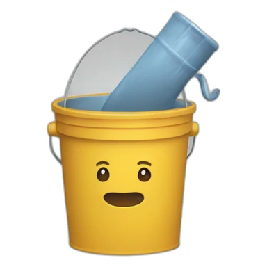 Pail en queu sticker