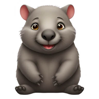 wombat in love sticker