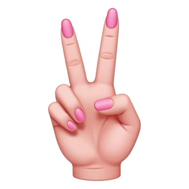 pink middle finger  sticker