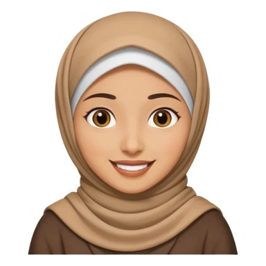 🙂 this emoji with hijab 🙂 sticker