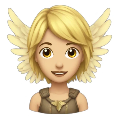 Hada con alas sticker