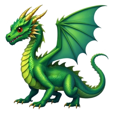 dragon with insect wings sticker