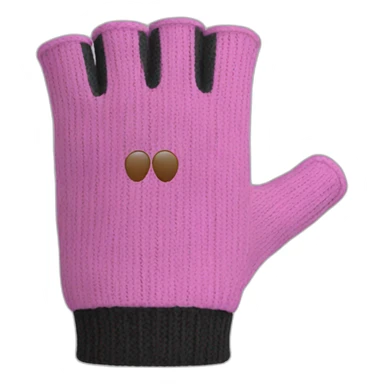 fingerless gloves sticker