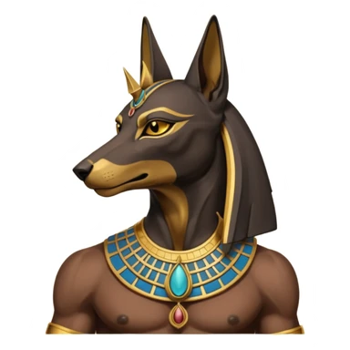 Anubis from Egyptian Gods sticker
