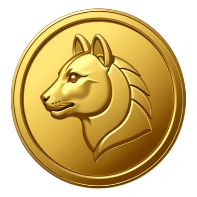 Indian rupees symbol ru in coin sticker