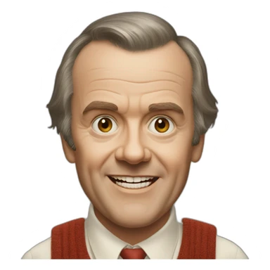 jack nicolson in the shining sticker