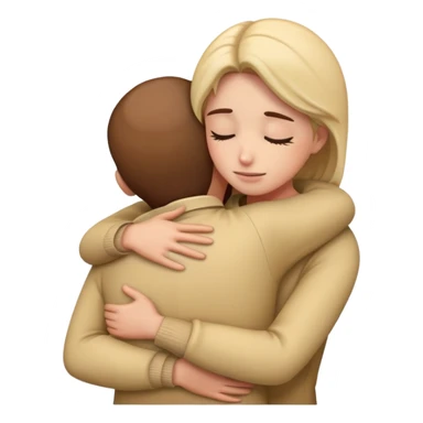 Give me a hug sticker