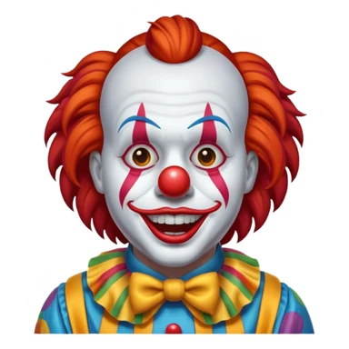 Ein Clown Klatsch mit riesen großen Händen sticker