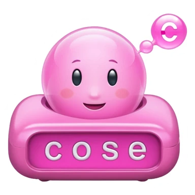 pink caller id sticker