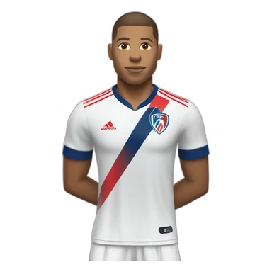 mbappé-playing-football sticker