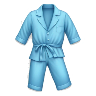 pajamas, folded, blue sticker