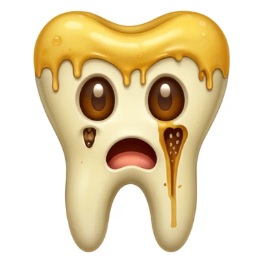 Infected tooth sticker