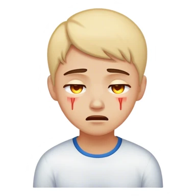 Pain and suffering cutely sticker