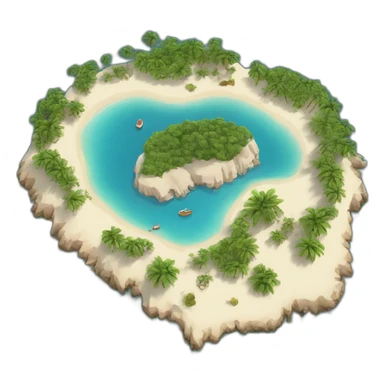 island-mallorca-aerial-shape sticker