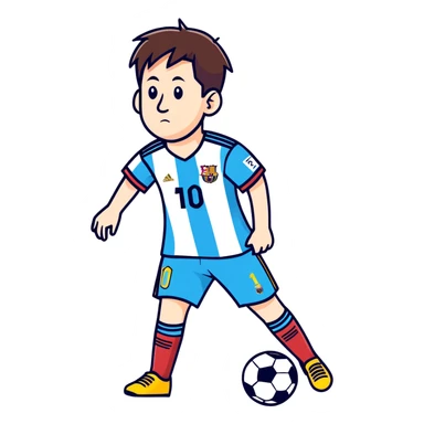 Messi sticker