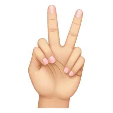 Every finger up but the one by the pinky  sticker