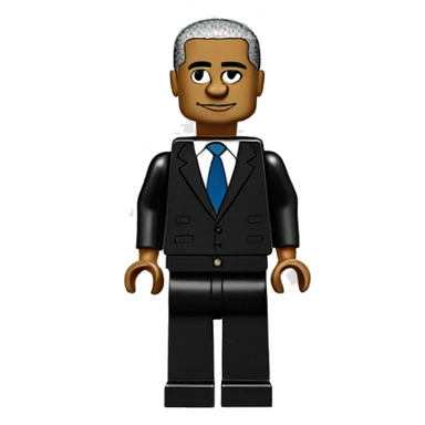 BARACK OBAMA full body lego sticker