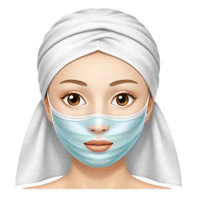 thin sheet face mask skincare sticker