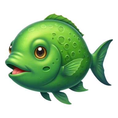smelly fish green smell sticker