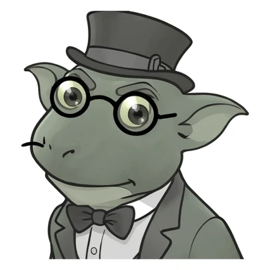 Gargoyle tarot card cute  sticker