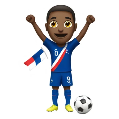 France soccer win sticker