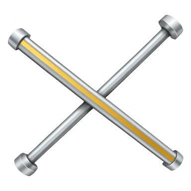 cross bar sticker