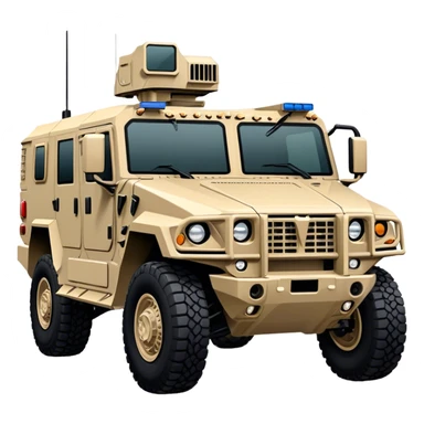Joint Light Tactical Vehicle (JLTV) - Oshkosh (sand colour) sticker
