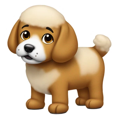 Uggs on a dog  sticker