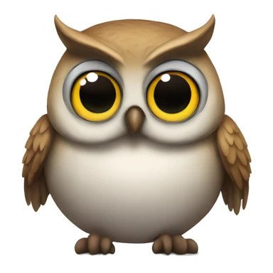 Big fat ass owl sticker