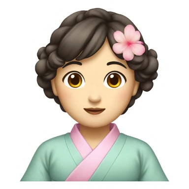 Japonesa hermosa sticker