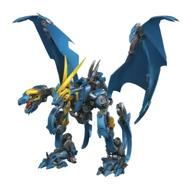 Mechanical Pokémon-dragon-Bionicle-Mecha full body sticker