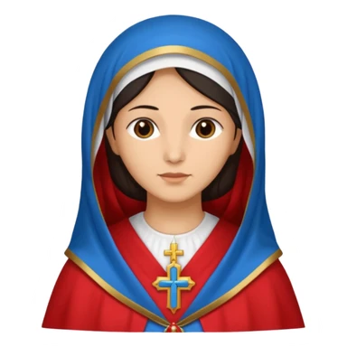 virgen María del perpetuo  socorro católica sticker