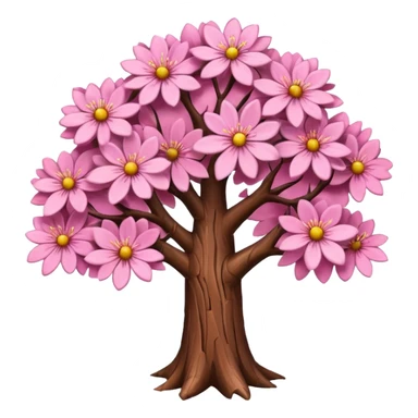 Un arbre rose  sticker