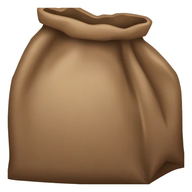 bag of brown soil sticker