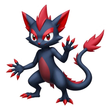 Weavile-Darkrai-Sneasel-fusion (full body) sticker