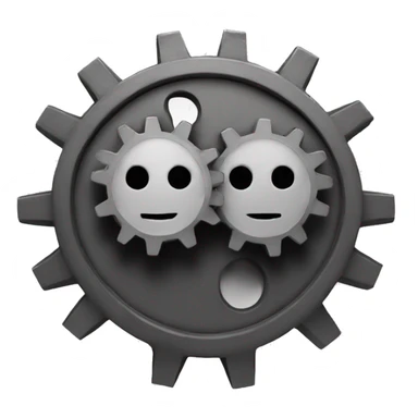 2 cogs sticker
