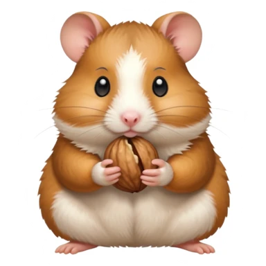 hamster holding nutz sticker