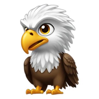 Eagle with Lenovo Laptop thinkpad sticker