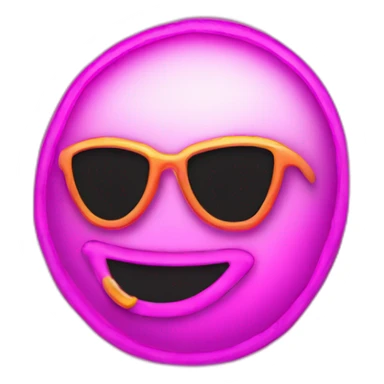 Juicy booty neon sign style sticker