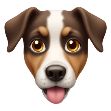 Dog with heart eyes sticker