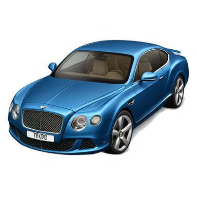 Bentley speed blue sticker