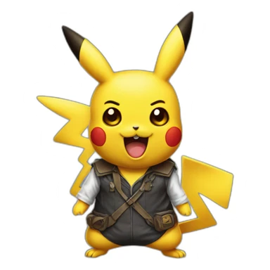 Pikachu halloween sticker