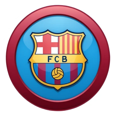 Barcelona club logo sticker